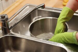 Showing love through the act of washing dishes